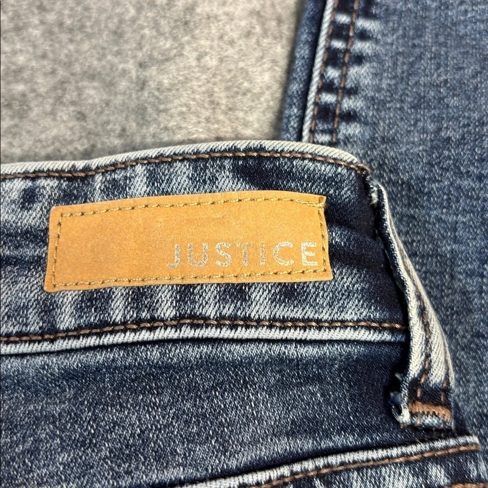 Justice slim girlfriend 5 pocket cotton blend jeans size 8 NWT
